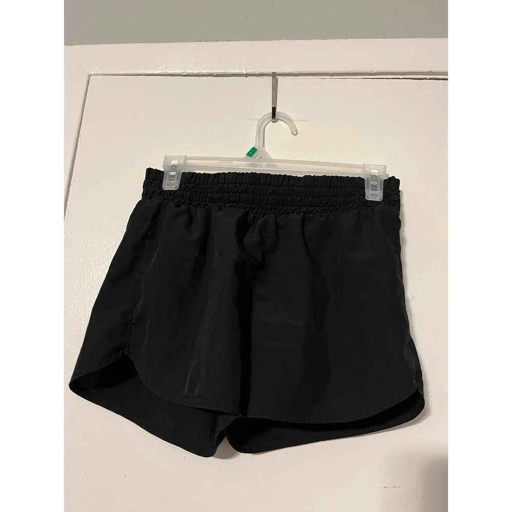 Old Navy Active Girls XL 14-16 Black Go-Dry Smocked Running Shorts Dolphin Hem